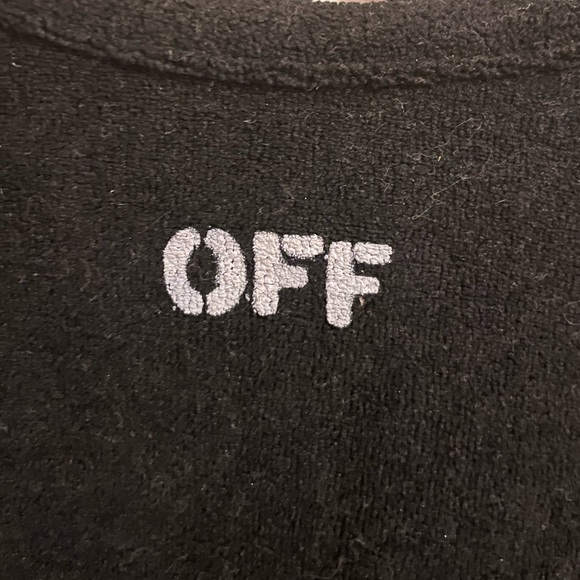Off-White Black Terrycloth Bodysuit - Picture 4 of 4
